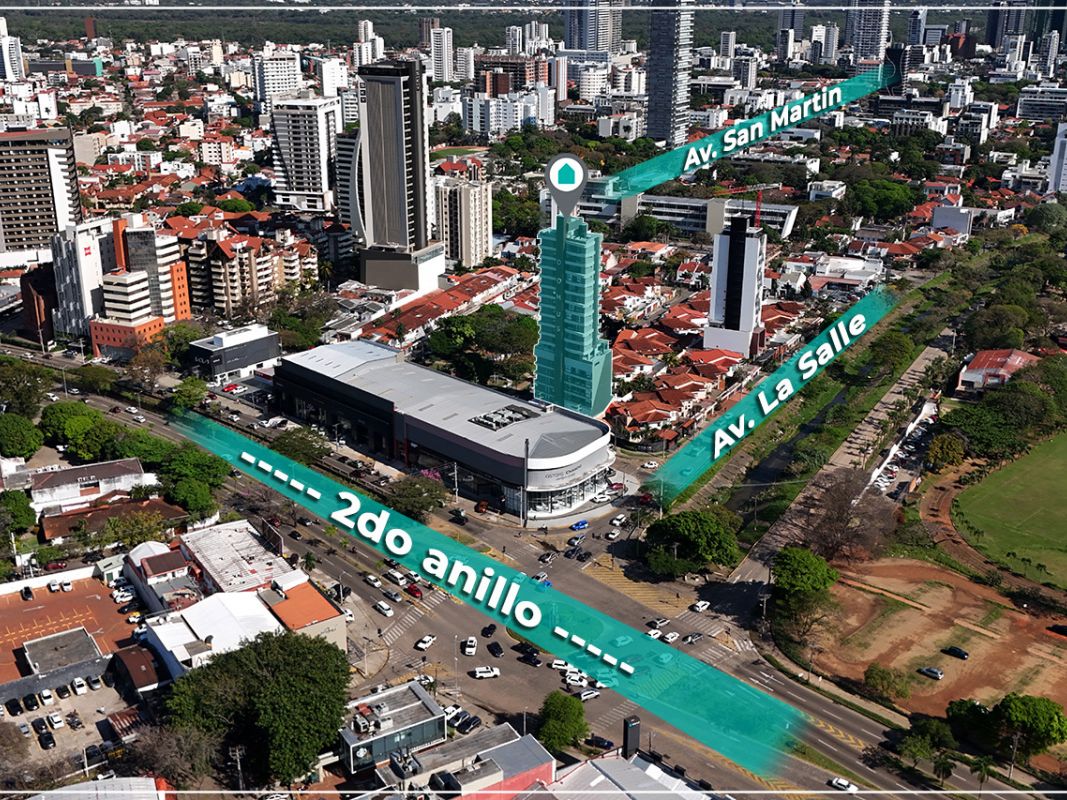 Monoambiente edificio Domus Tower (zona 2do anillo y Equipetrol)