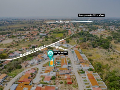 CASA DE 3 DORMITORIOS EN VALLE SANCHEZ BS. 430.000.-