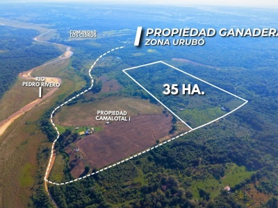 35 HECTÁREAS EN EL URUBO  GANADERA TC 7