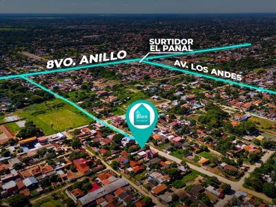 TERRENO EN VENTA Z/ESTE ENTRE 7MO. Y 8VO. ANILLO