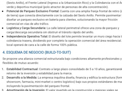 LOCAL COMERCIAL EN ALQUILER, 6to Anillo casi Virgen de Luján