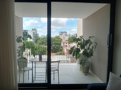 En Garden Equipetrol Departamento de 1 Dormitorio Amoblado en Alquiler