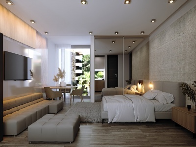 PROYECTO EXCLUSIVO "RAINSBURY I", DEPARTAMENTOS DE 1 DORMITORIO, ZONA NORTE