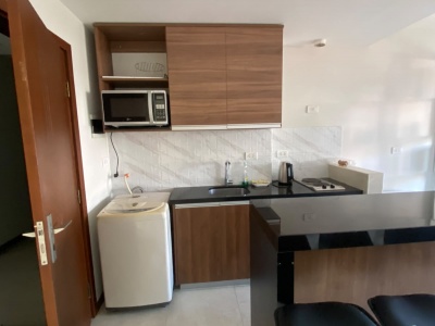 Departamento monoambiente, amoblado Edificio AGUAZU II Piso 1, Av. Busch
