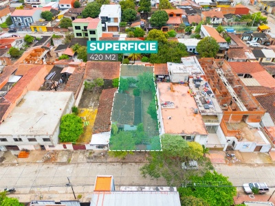 TERRENO +2 DEPARTAMENTOS EN ZONA SUR