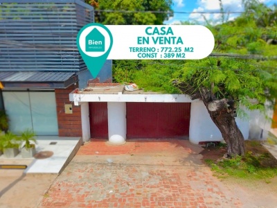 AMPLIA CASA EN VENTA, SOBRE AVENIDA BANZER, DE 772.25 M2, ZONA NORTE