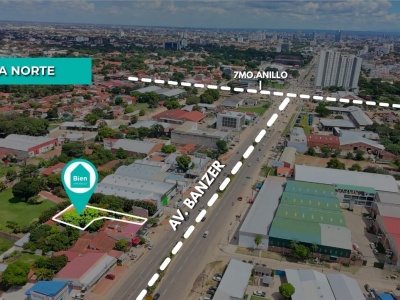 AMPLIA CASA EN VENTA, SOBRE AVENIDA BANZER, DE 772.25 M2, ZONA NORTE