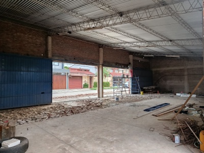 Tinglado.con oficinas en terreno 680 M2 en alquiler