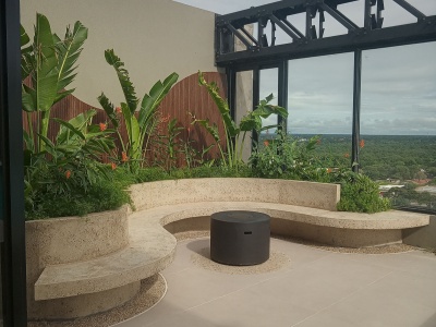 En Garden Equipetrol Departamento de 1 Dormitorio Amoblado en Alquiler