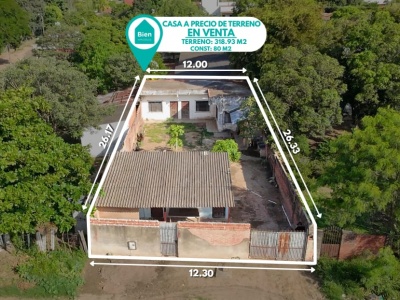 CASA EN VENTA, A PRECIO DE TERRENO, ZONA SUR