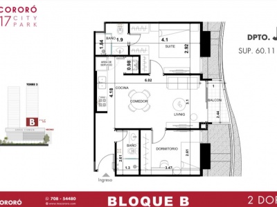 EN VENTA DEPARTAMENTO DE 2 DORM MACORORO 16/17