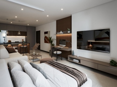 DEPARTAMENTO MONOAMBIENTE en PRE-VENTA de 36.10 mts2 - Cond. TWIST 2